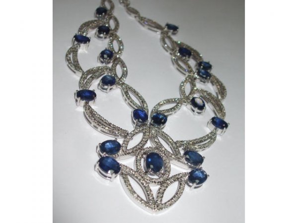 Special Sapphire & Diamond Necklace