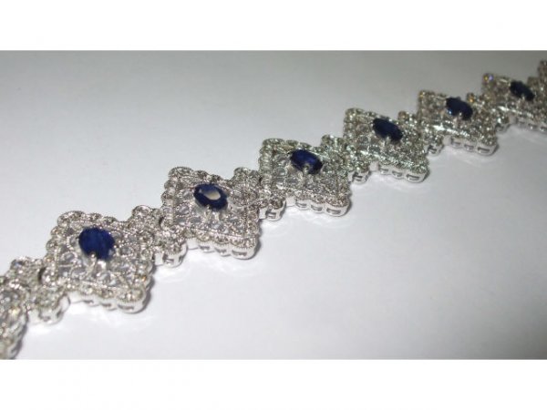 Sapphire & Diamond Bracelet
