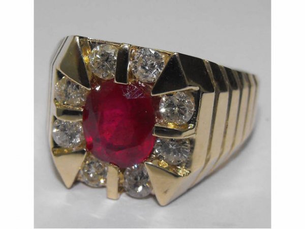 Ruby & Diamond Fancy Ring Ap. $ 21,768