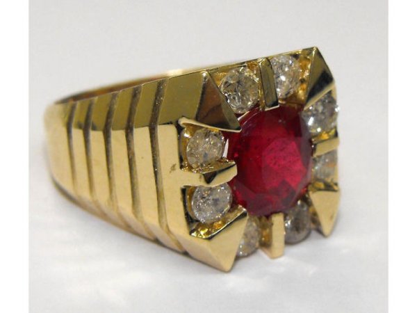 Ruby & Diamond Fancy Ring Ap. $ 21,768 - 2