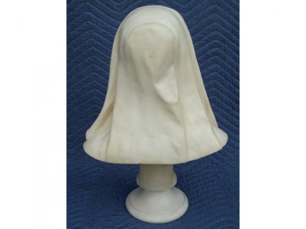 Fine French Marble Carved Bust - 2
