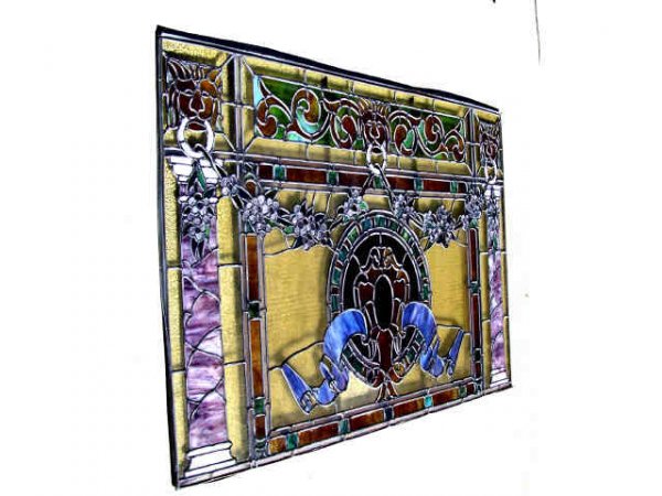 ULTRA FINE Antique Stained Glass Window