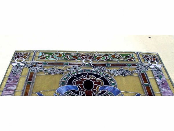 ULTRA FINE Antique Stained Glass Window - 2
