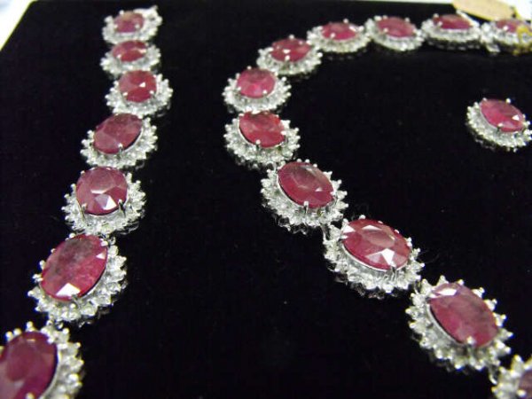 153.66 tcw Ruby & 17.78 ct. Dia. Ensemble 88.6k - 3