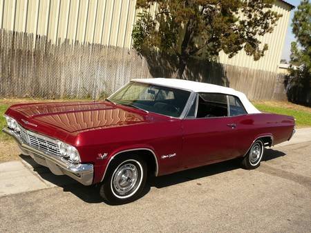 1965 CHEVROLET IMPALA SS CONVERTIBLE BUCKETS
