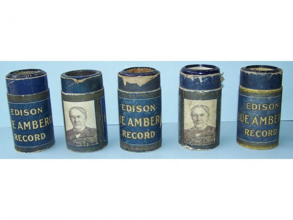 Lot of 5 Blue Edison Rolls