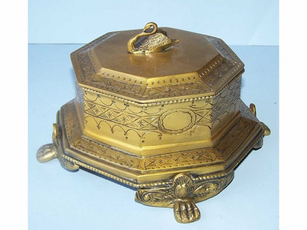 Bronze Finished Metal Jewelry Box