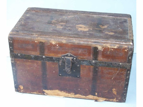 Vintage Wooden Trunk