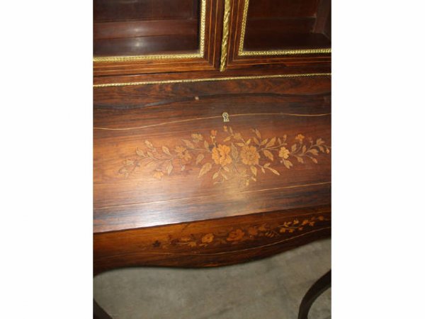 Fine French Inlaid Secretaire Desk - 2
