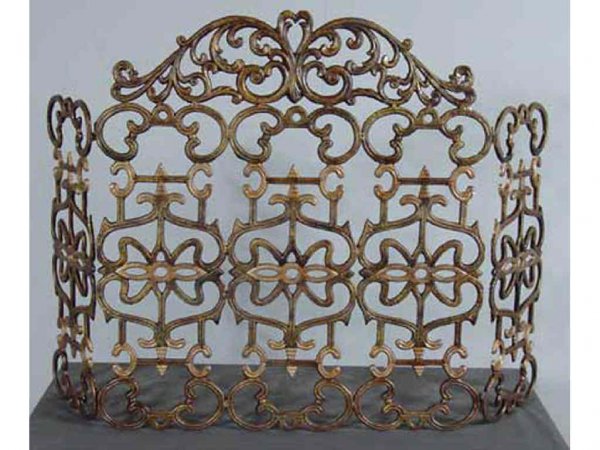 Iron Fireplace Screen