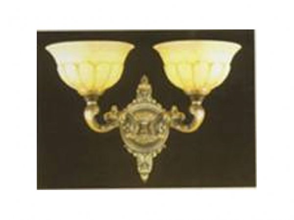 Alabaster Double Sconce