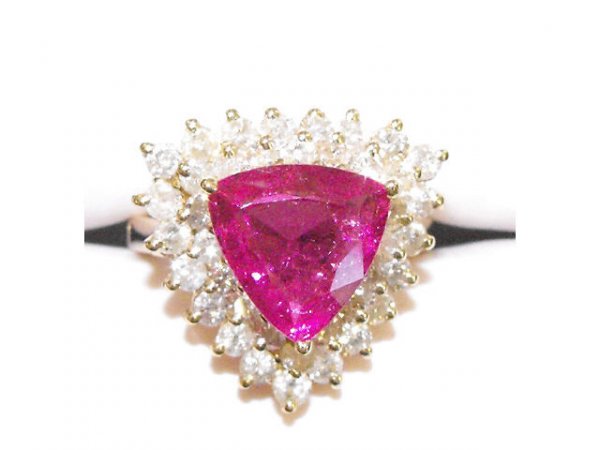 2.78 ct. Tourmaline & 1.50 ct. Diamond Ring $9k