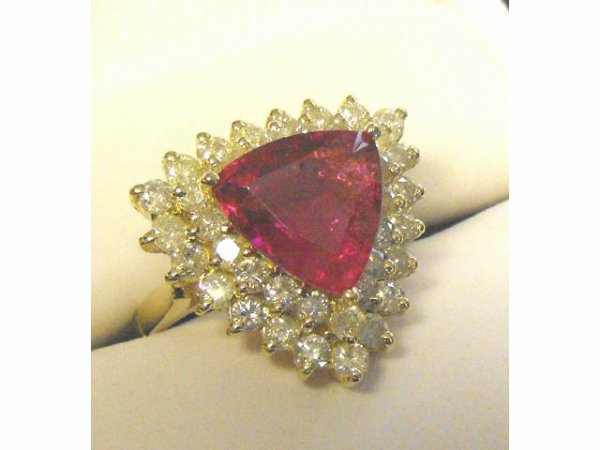 2.78 ct. Tourmaline & 1.50 ct. Diamond Ring $9k - 3