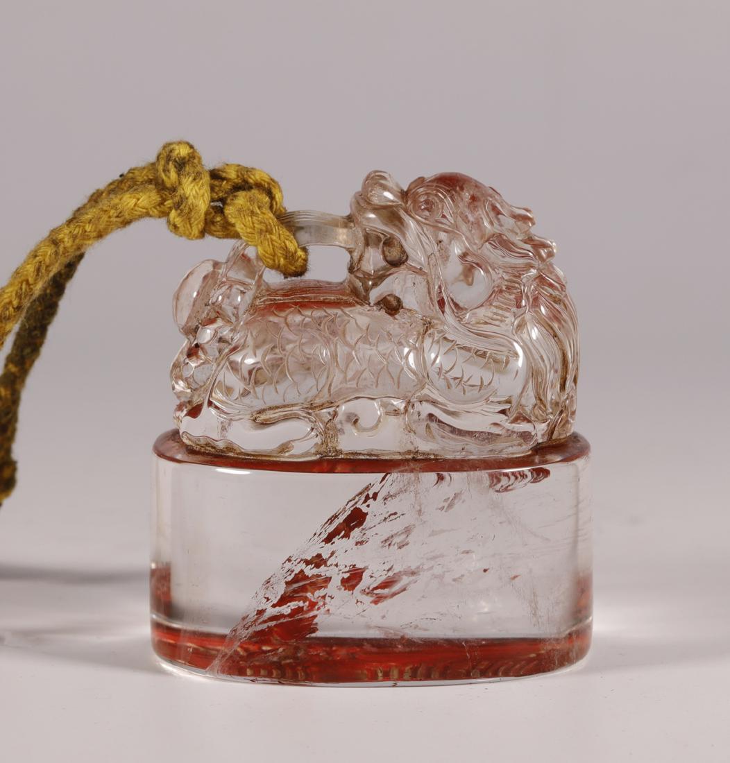"Emperor Mukden's treasure" Crystal Dragon Seal from (1 of 8)