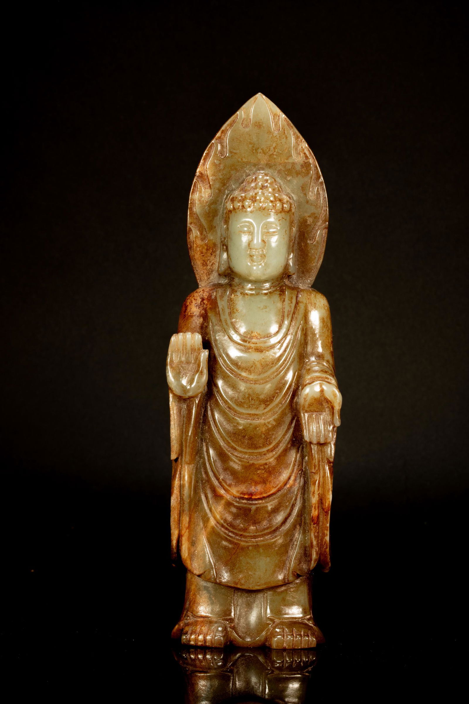 Hetian Jade Buddha statue from Tang (1 of 13)