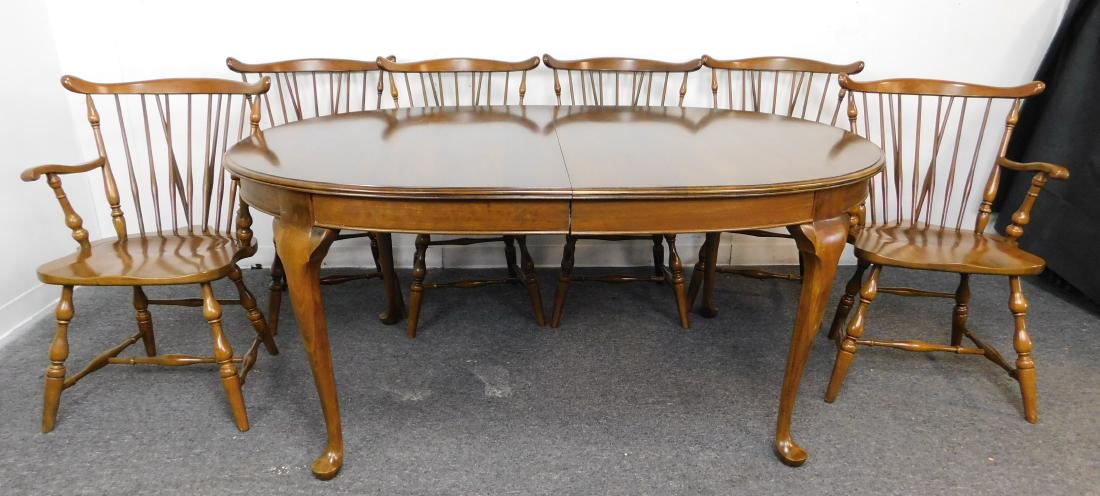 Cherry Pennsylvania House Table and Six Chairs (1 of 6)