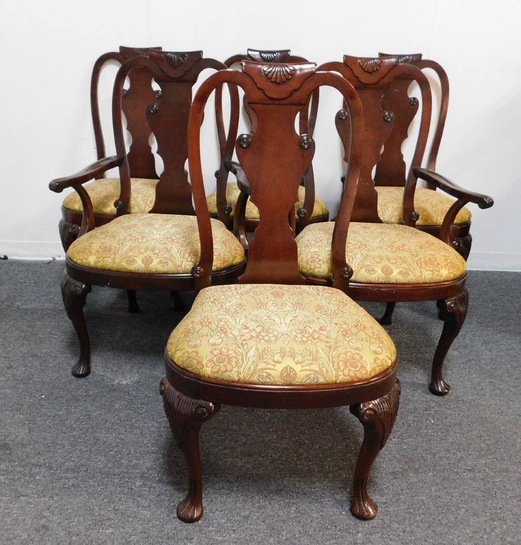 Baker Set of 6 Mahogany Dining Chairs (1 of 6)
