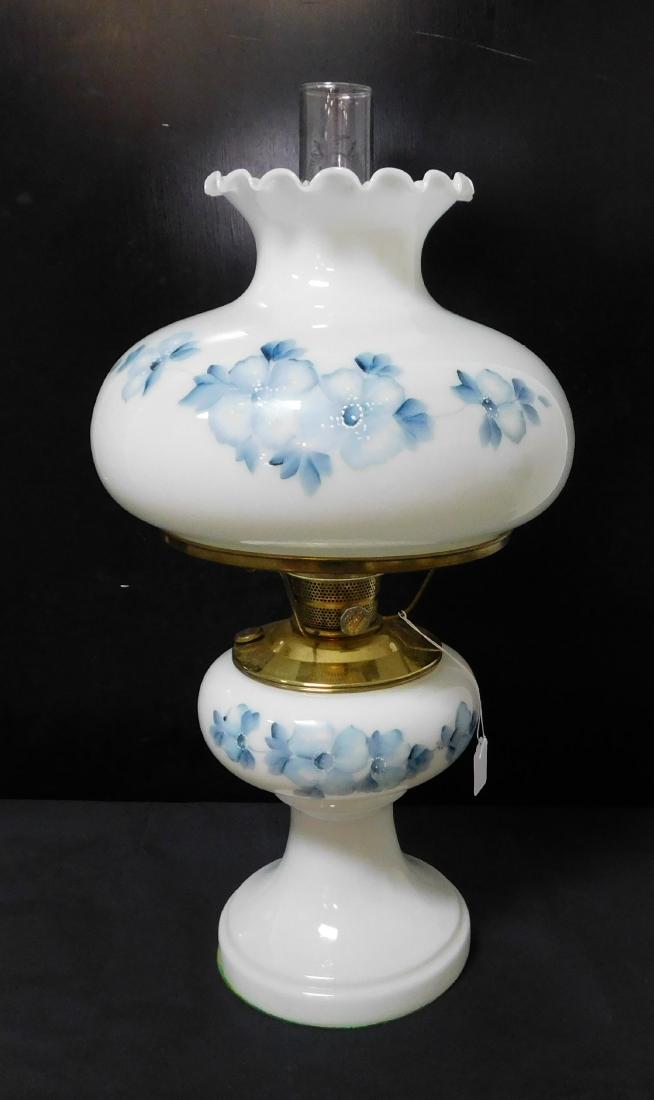 Vintage Handpainted Oil Lamp Aladdin Burner (1 of 4)