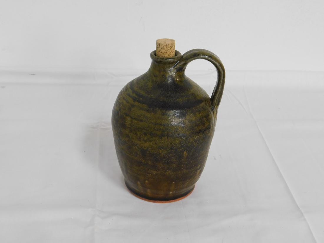 Welchel Meaders Folk Art Pottery Jug: Welchel Meaders Folk Art Pottery Jug, good condition, 7.5''H, North Georgia Artist