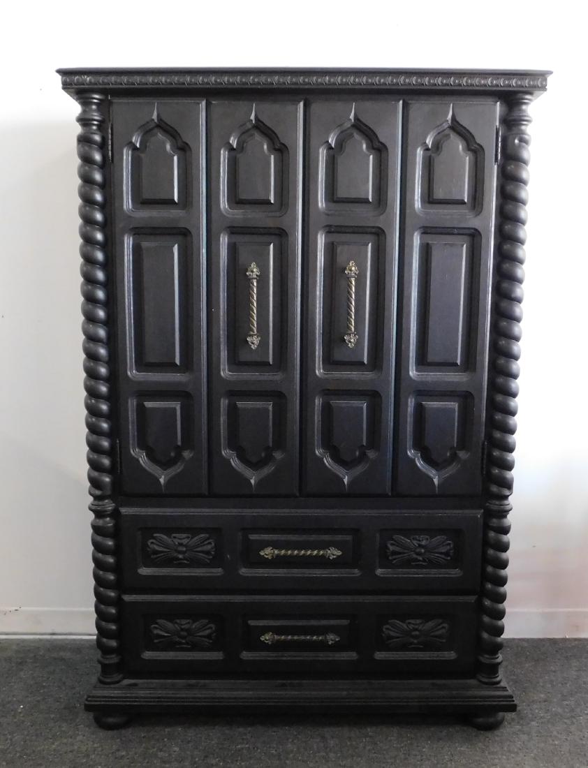 Vintage Gentlemen's Chest with Twist Columns (1 of 2)