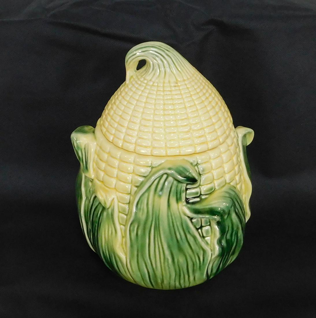 Stanford Ware Corn Cannister/Cookie Jar: Stanford Ware Corn Cannister/Cookie Jar in good condition, No. 512, 2pcs, 9.5''H