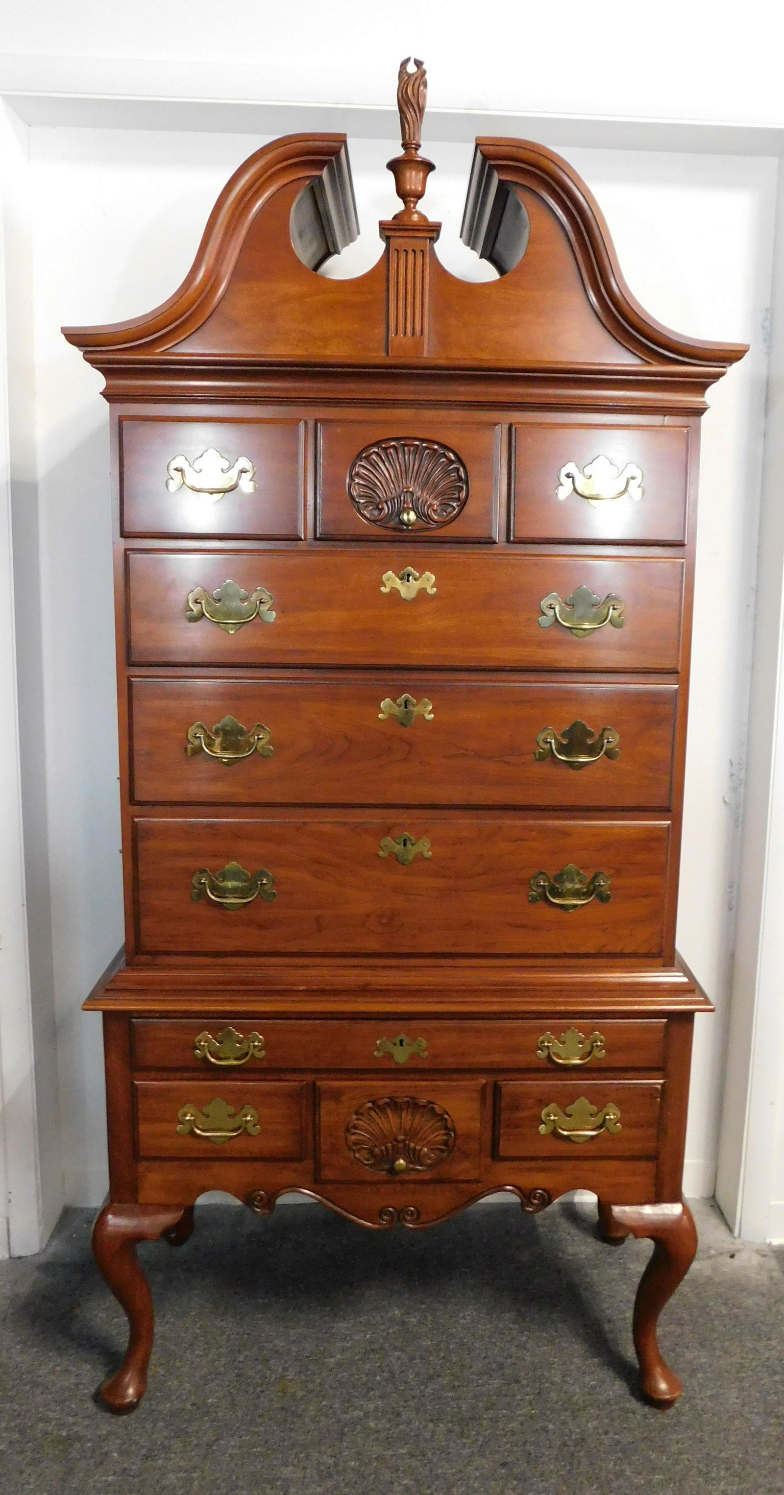 Henkel Harris Virginia Galleries Cherry Highboy (1 of 9)