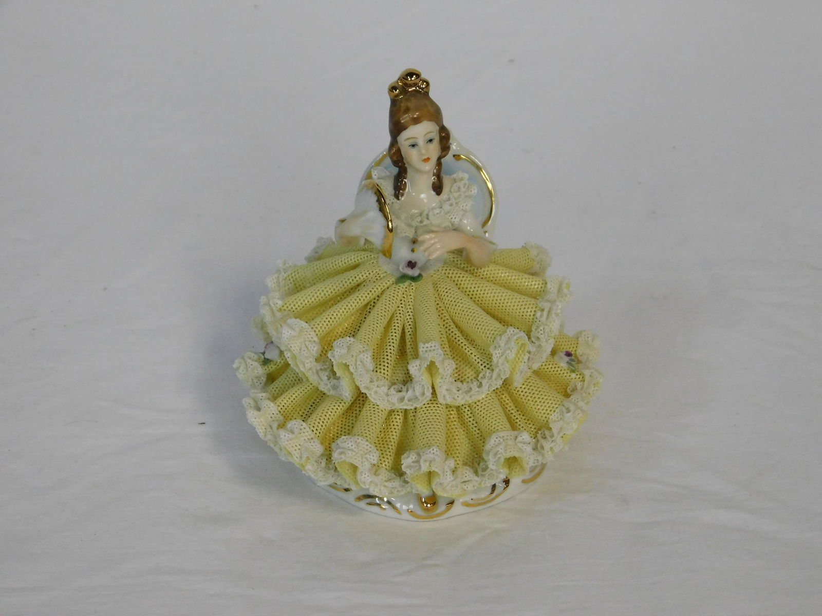 Dresden Porcelain Lace Lady Figurine (1 of 5)