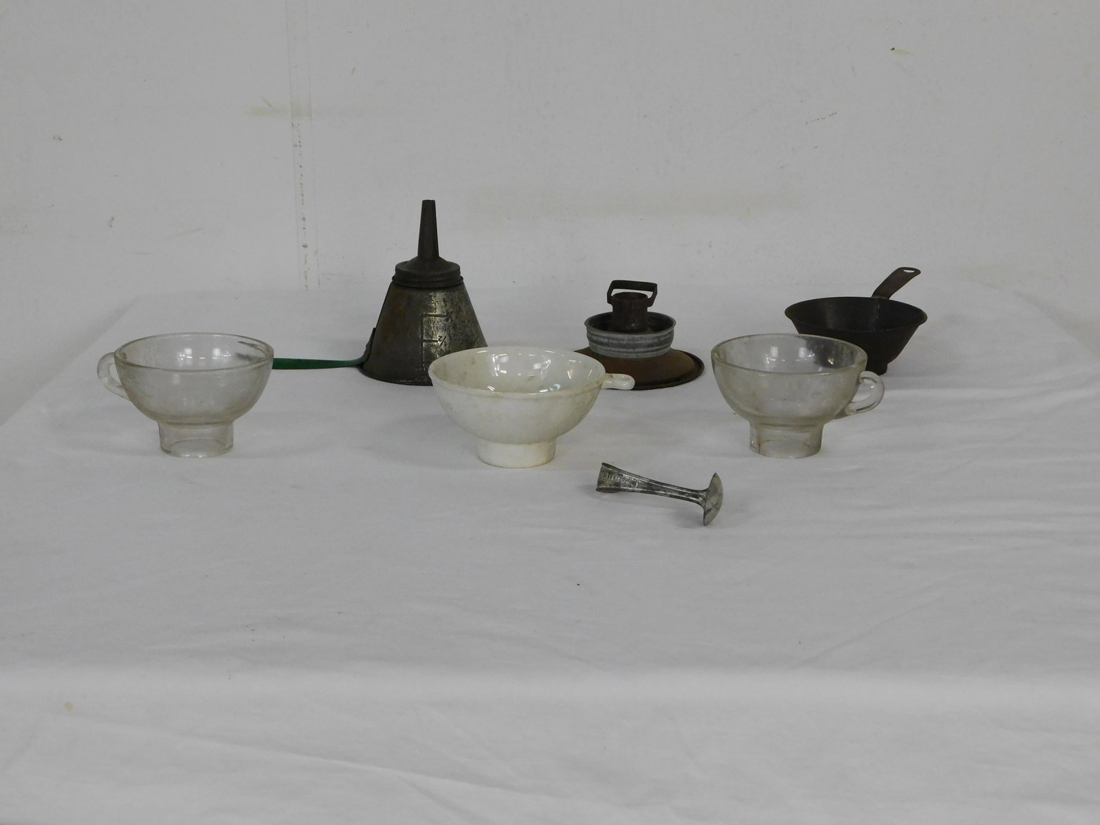 Misc Lot of Canning Funnels: Misc Lot of Canning Funnels, several different sizes,