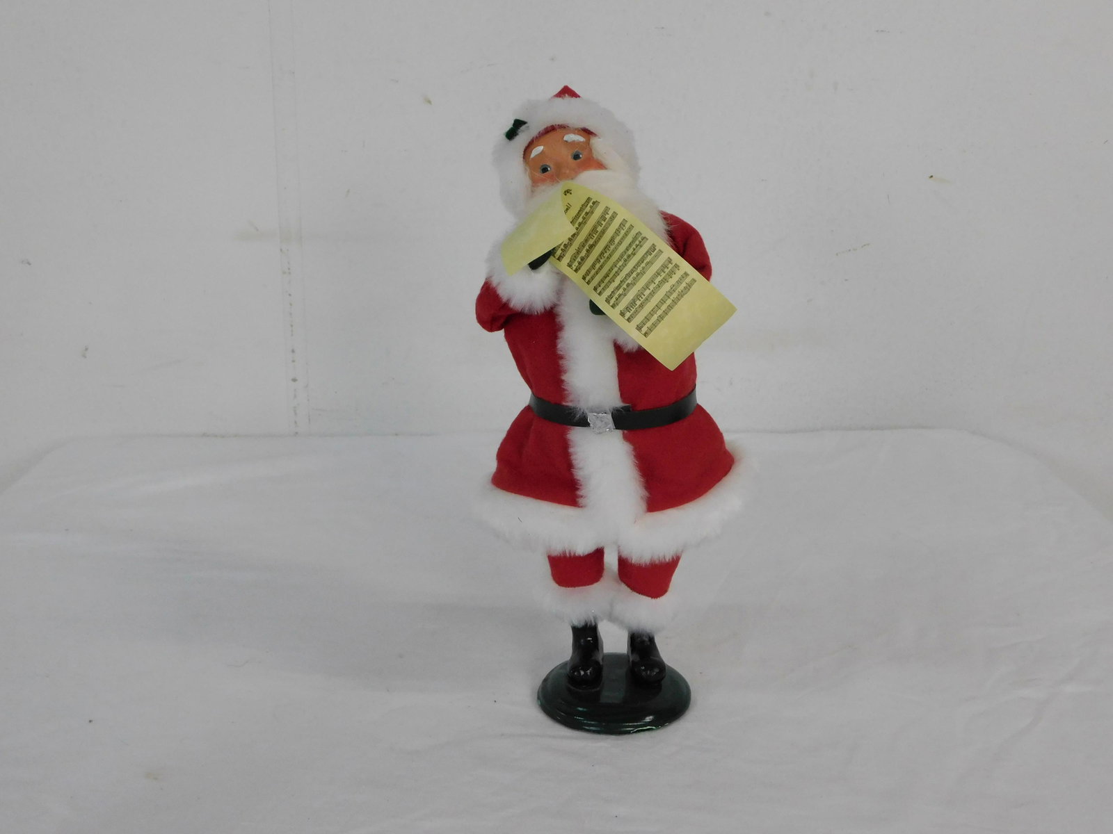 Byers Choice Carolers 13" Santa with Sheet Music: Byers Choice Carolers 13" Santa with Sheet Music. 13" tall in good condition.
