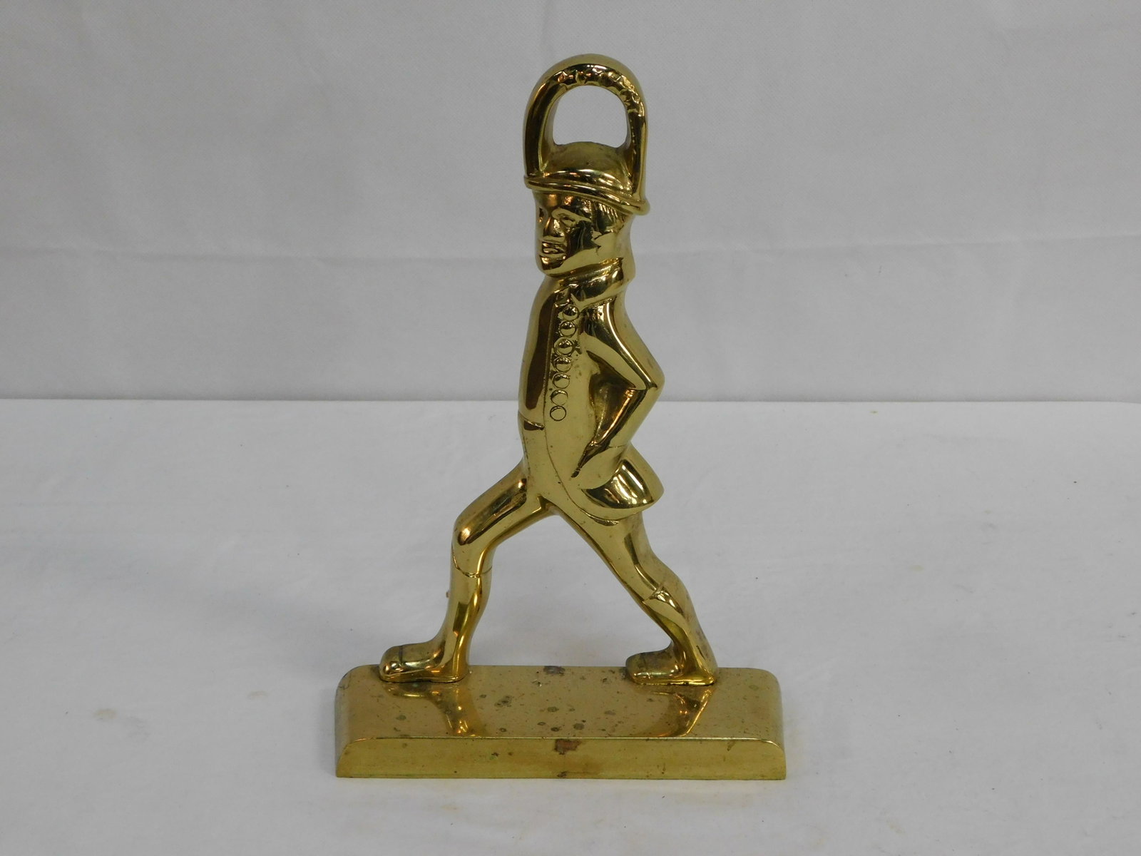 Virginia Metalcrafters Hessian Soldier Doorstop: Virginia Metalcrafters Hessian Soldier Doorstop CW 18-65, Colonial Williamsburg, 11.5''H