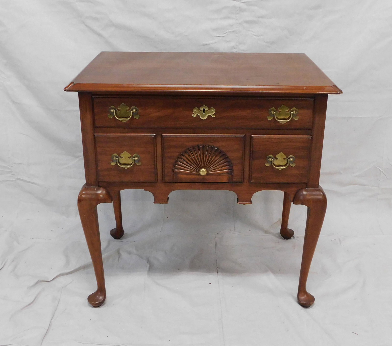 Henkel Harris Cherry Server: Henkel Harris Cherry Server in very good condition, dovetailed drawers, brass hardware, 30''H x 31''W x 21''D