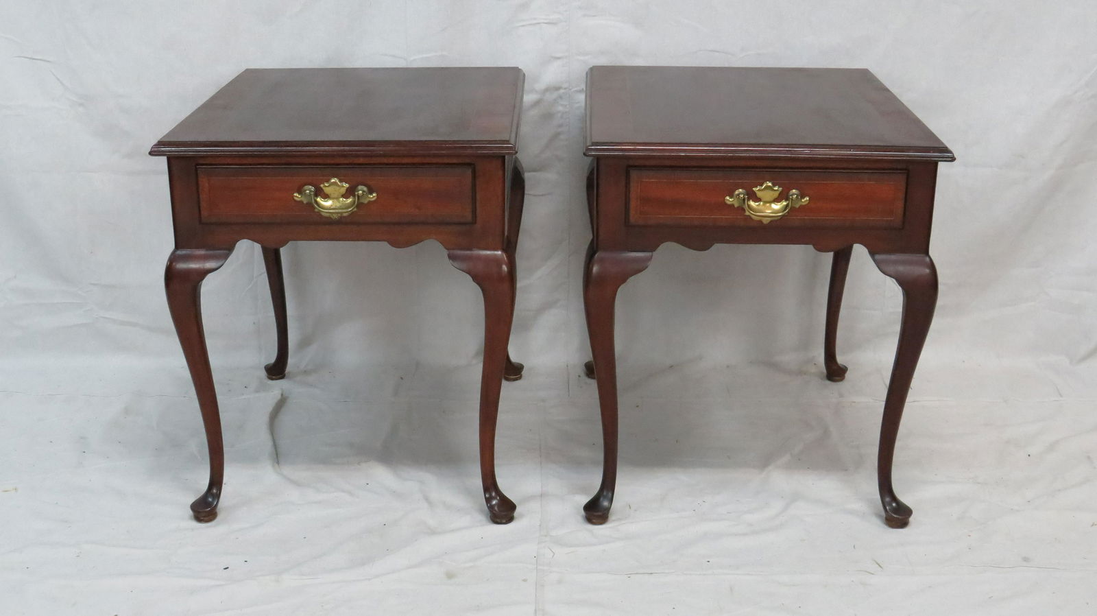 Pair of Councill Craftsman Queen Anne End Tables (1 of 4)