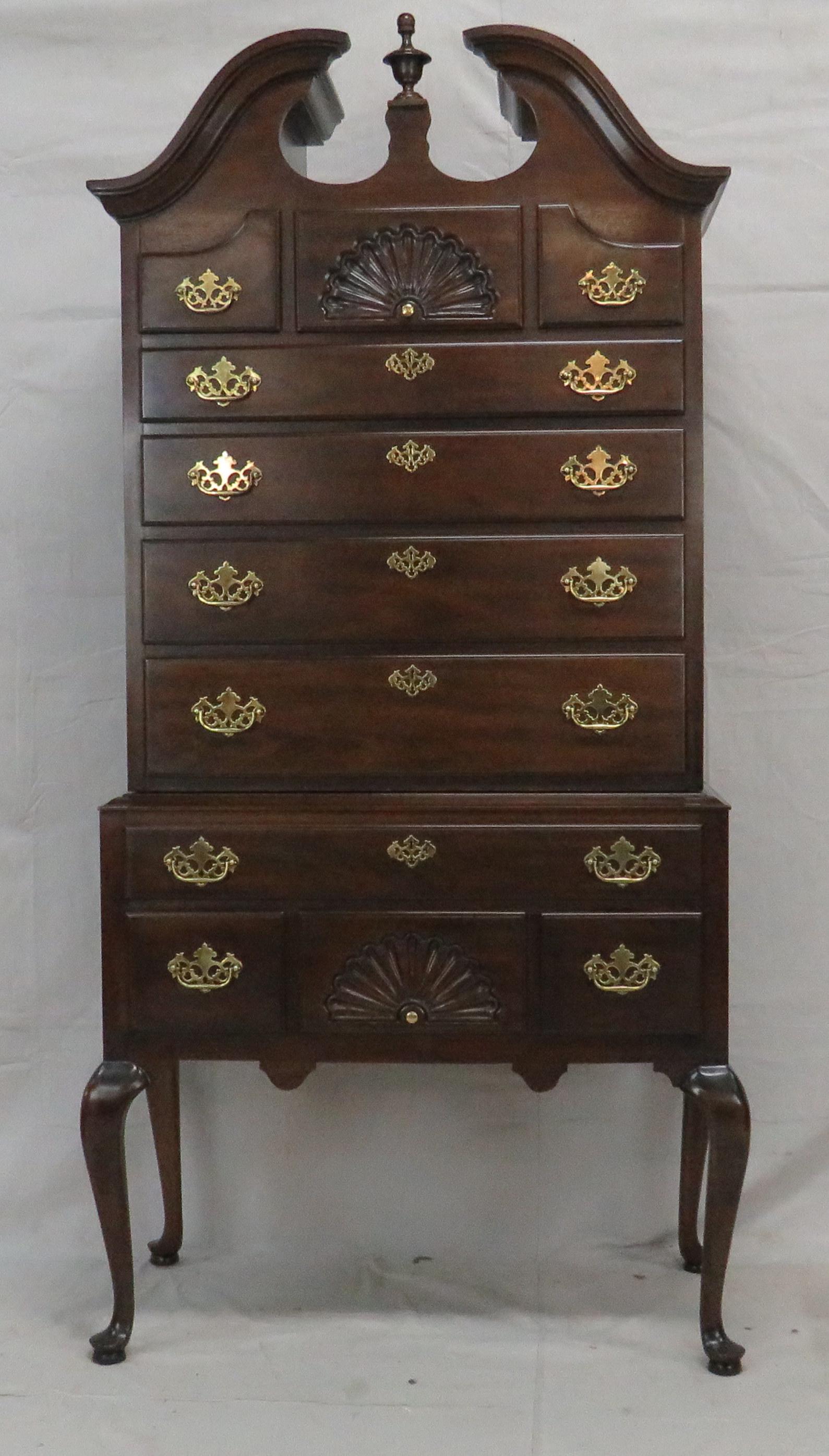 Drexel Heritage Mahogany Highboy Chest on Chest (1 of 7)