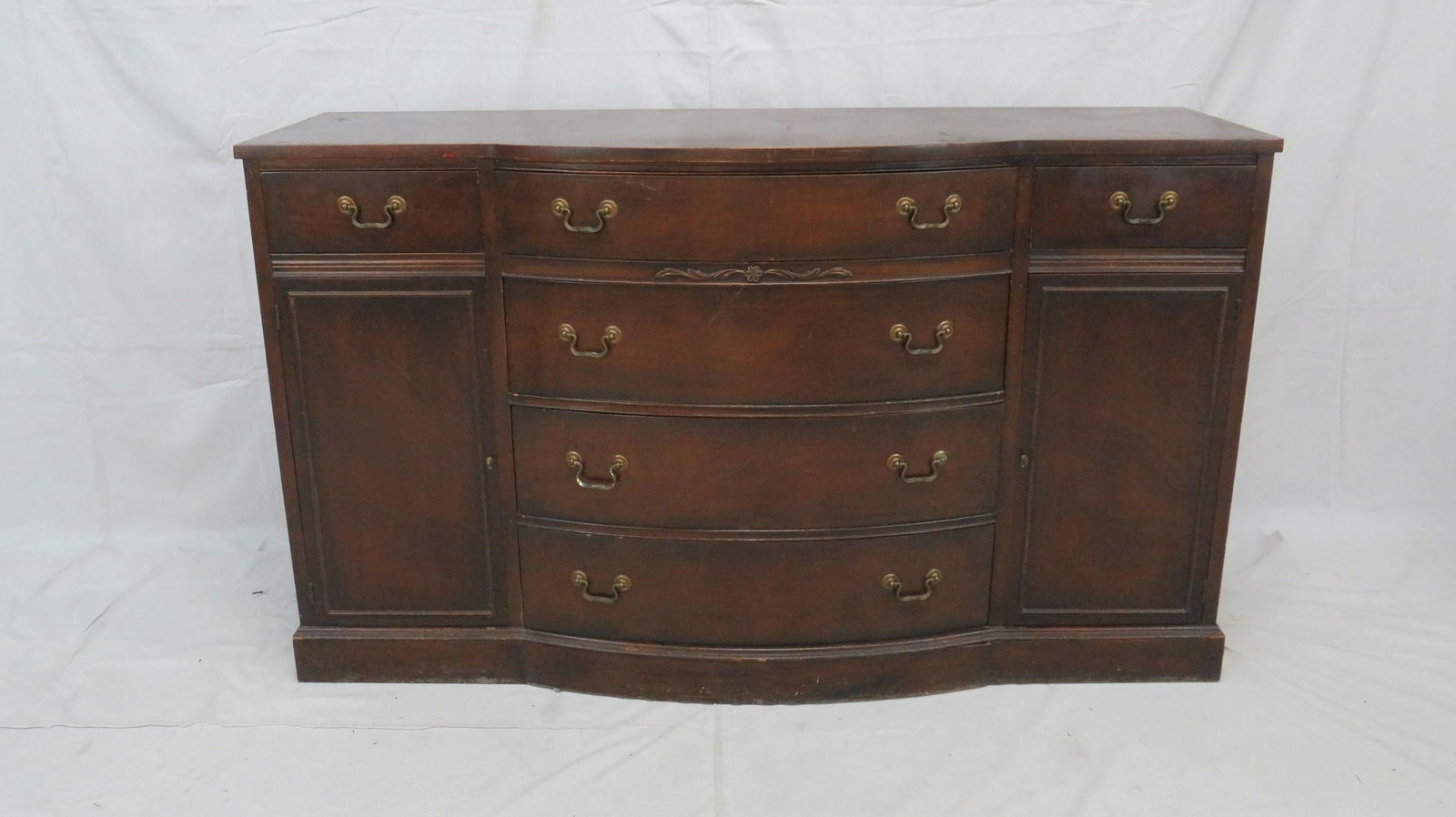 Drexel Mahogany Bowfront Sideboard (1 of 5)
