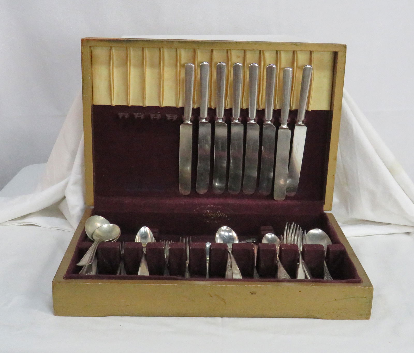Box of Misc Silverplate Flatware (1 of 3)