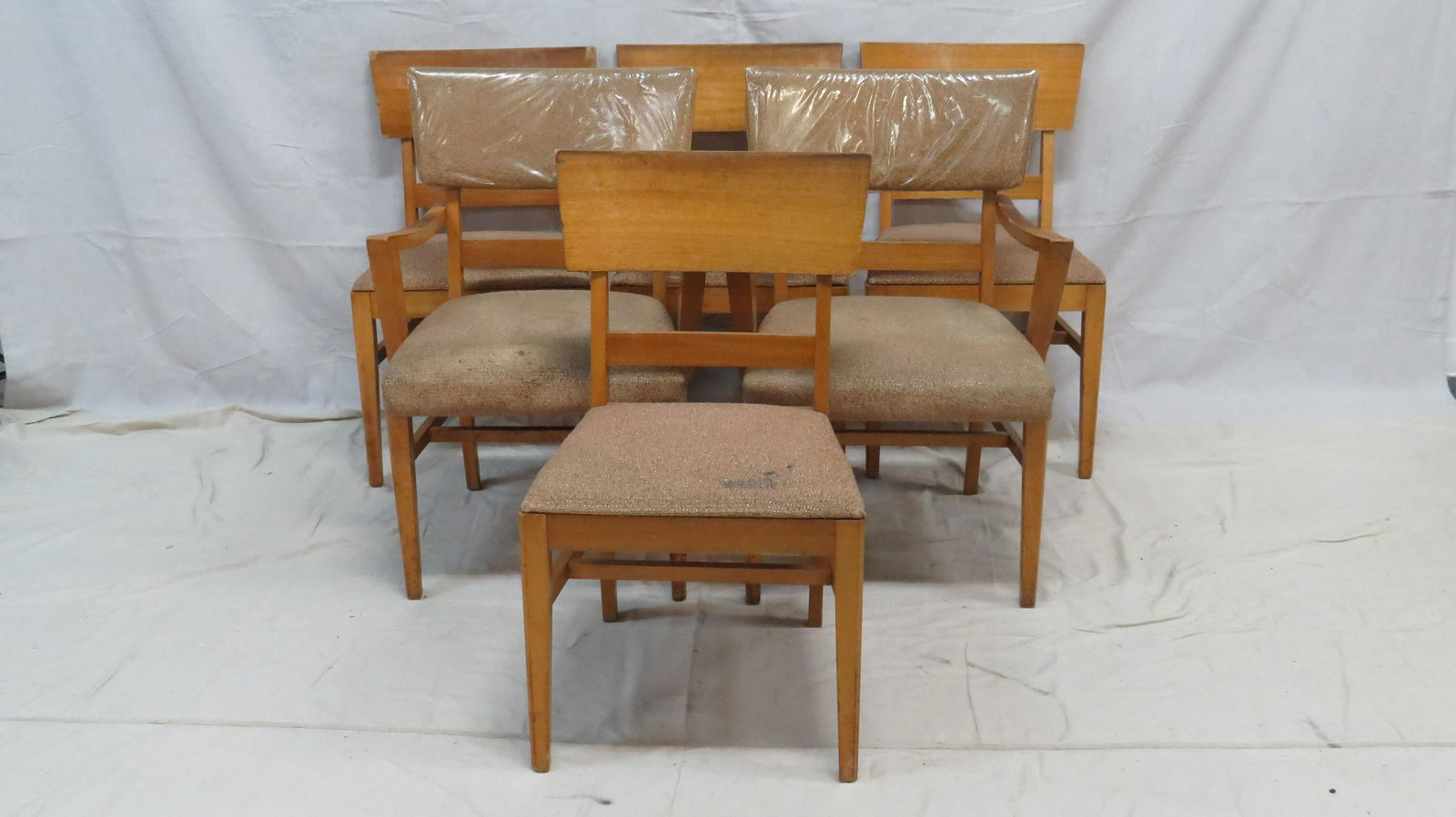Mid Century Modern Set of Six Dining Chairs (1 of 3)