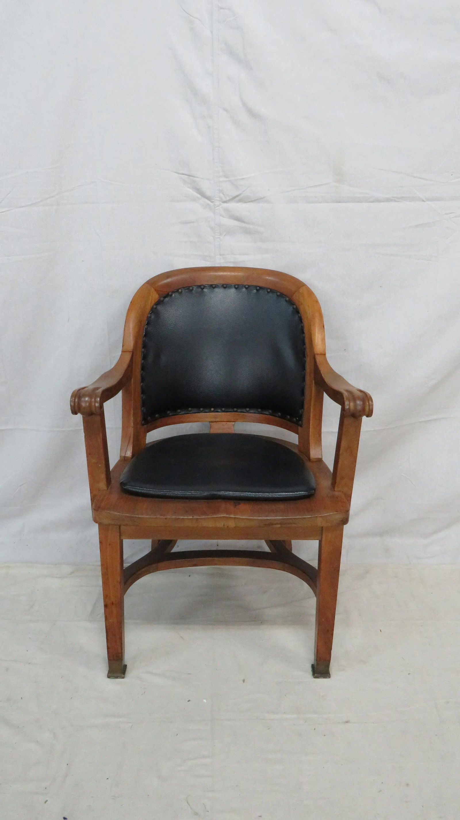 Antique Walnut Bankers Chair (1 of 3)
