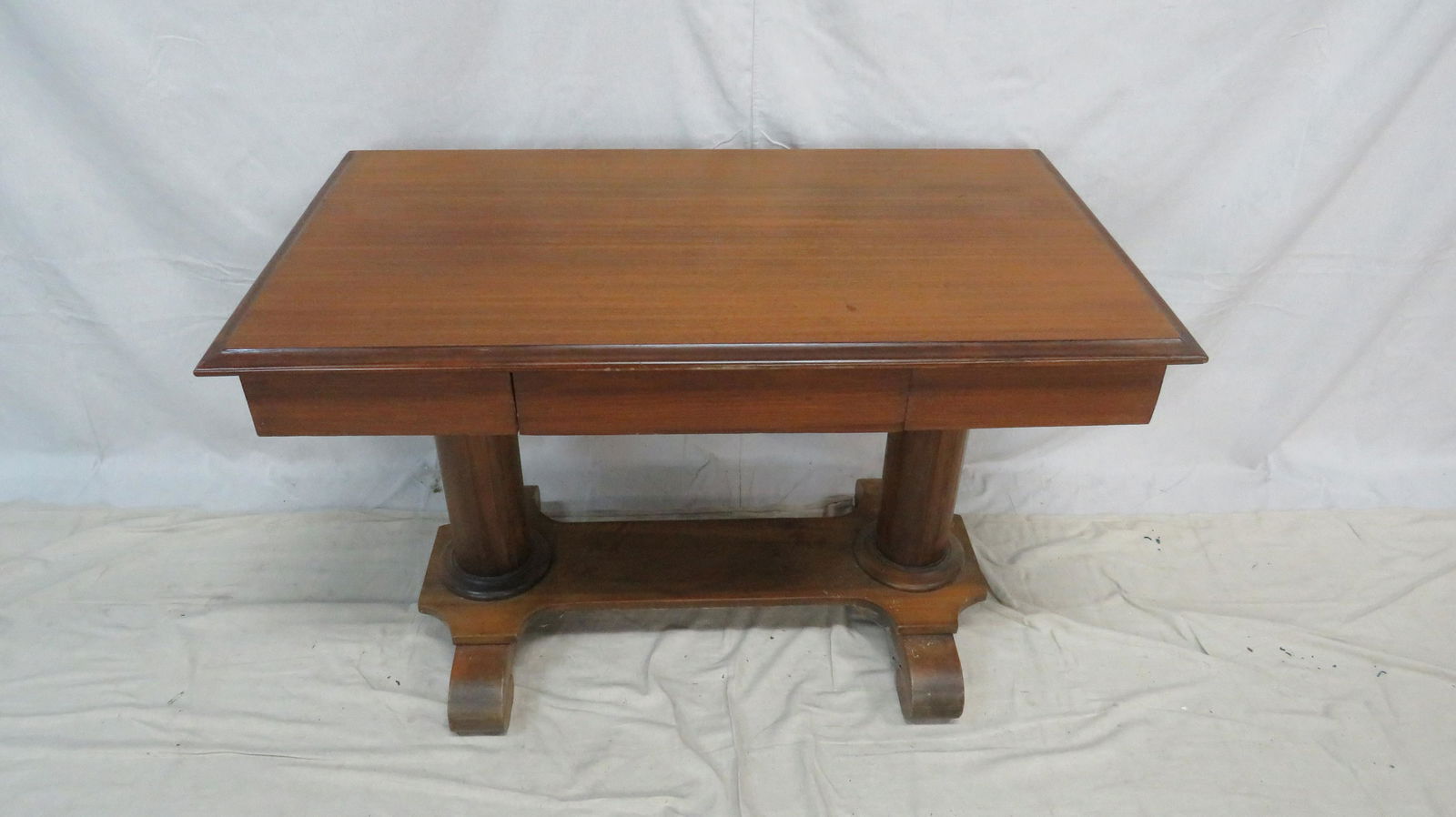 Antique Mahogany Empire Library Table (1 of 4)
