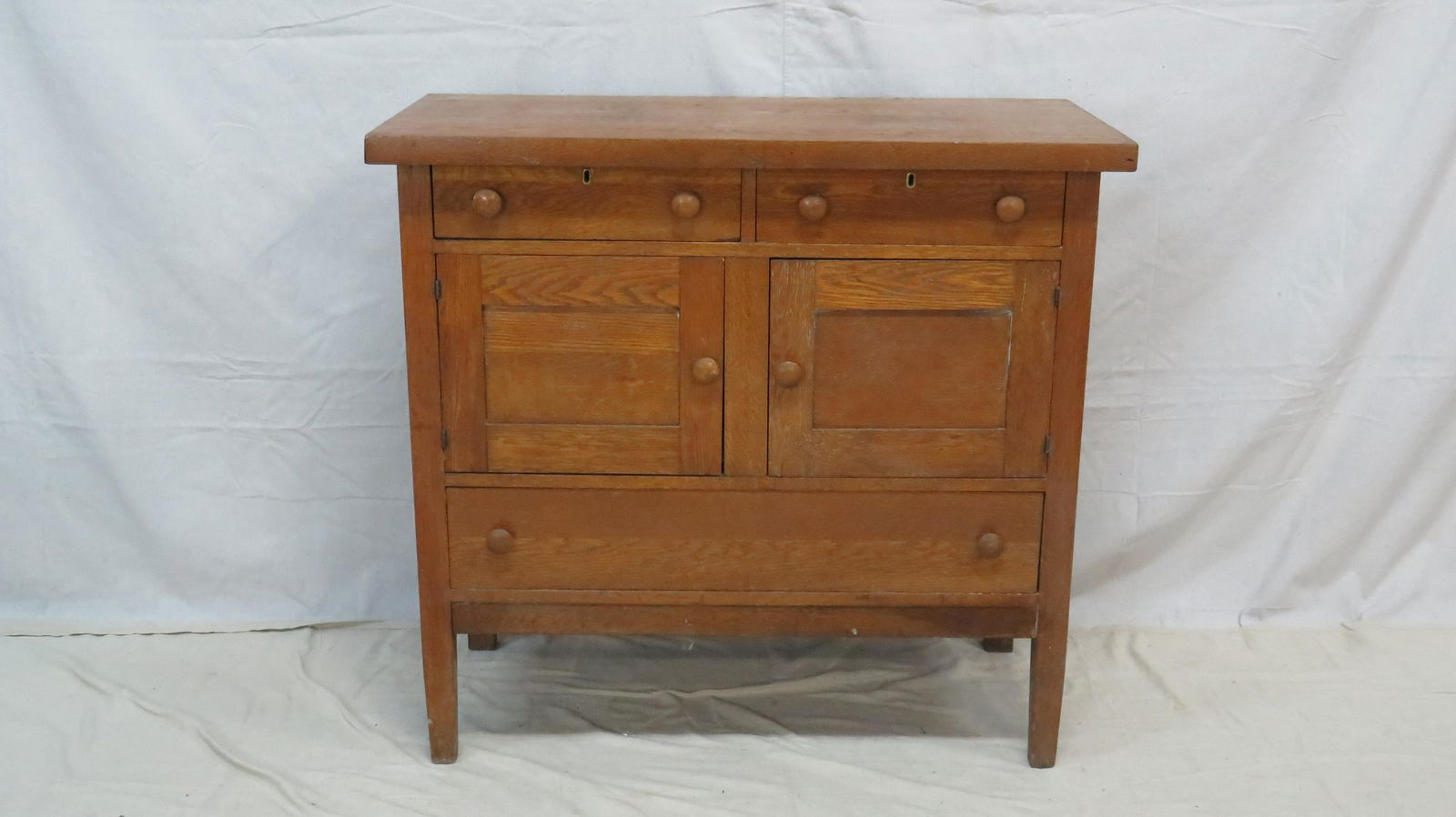 Antique Oak Sideboard (1 of 3)