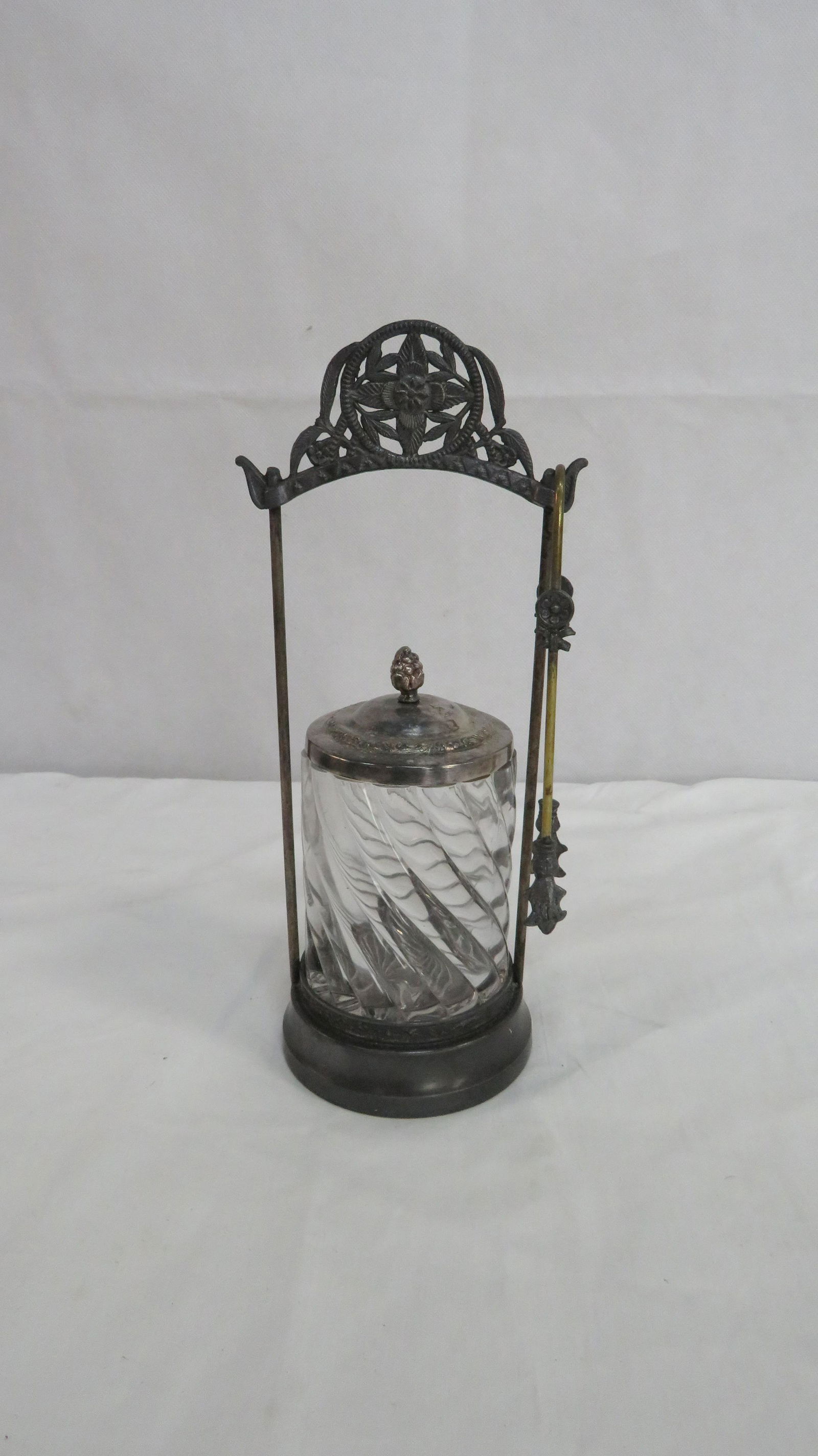 Antique Victorian Silverplate Pickle Castor (1 of 4)