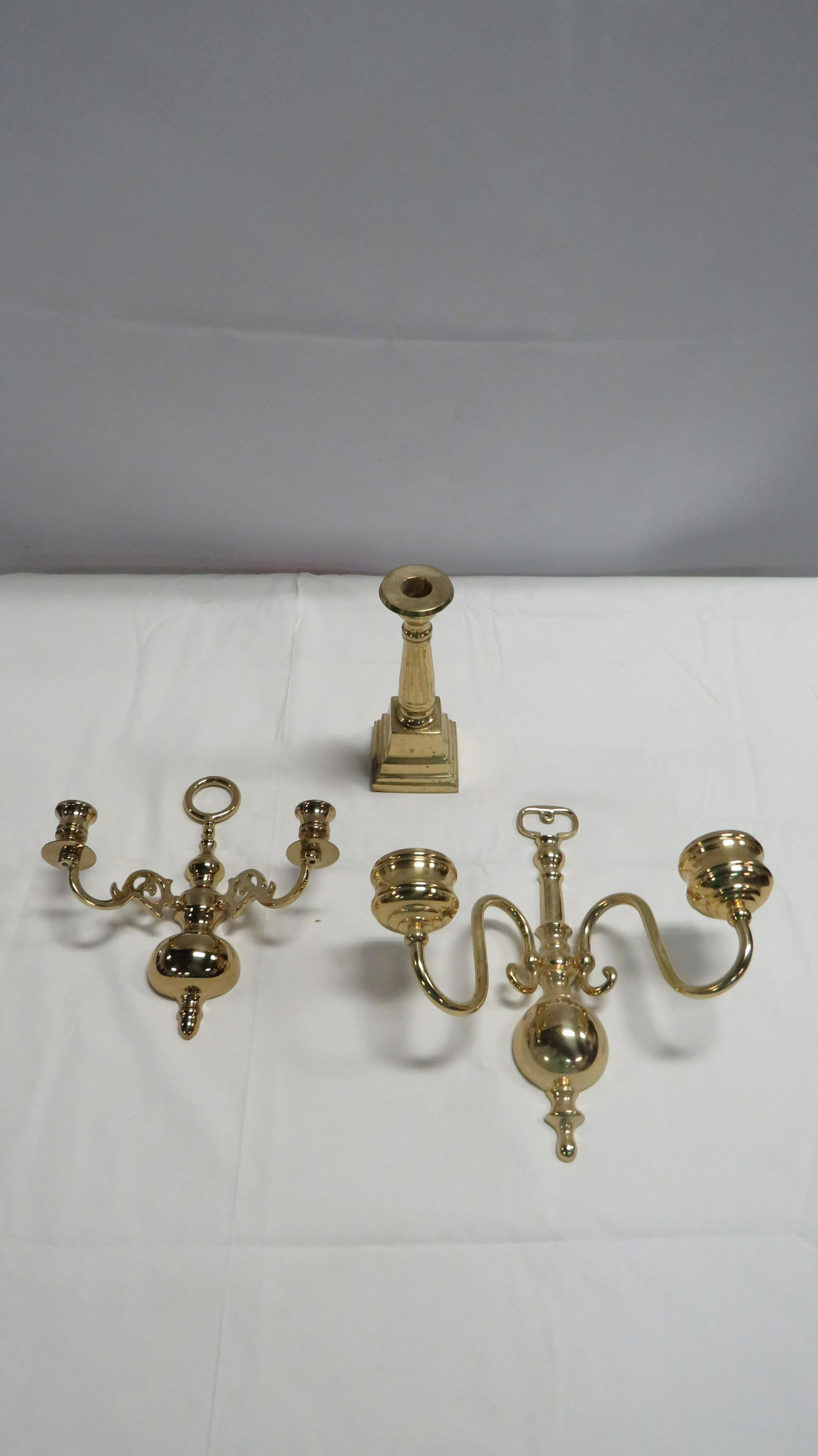 Assorted Brass Candleholders (1 of 4)