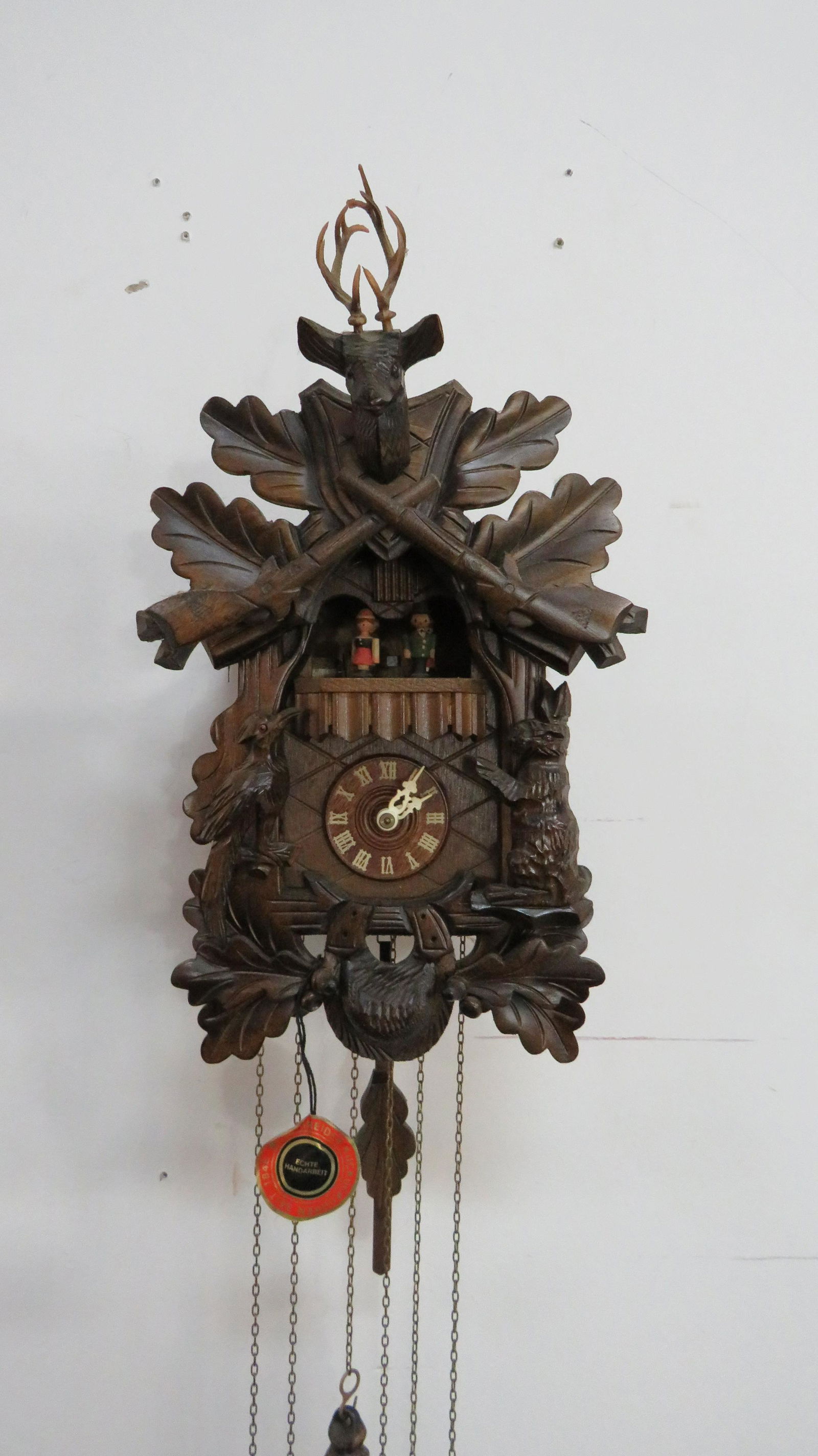 Vintage Anton Schneider Black Forest Cuckoo Clock (1 of 5)