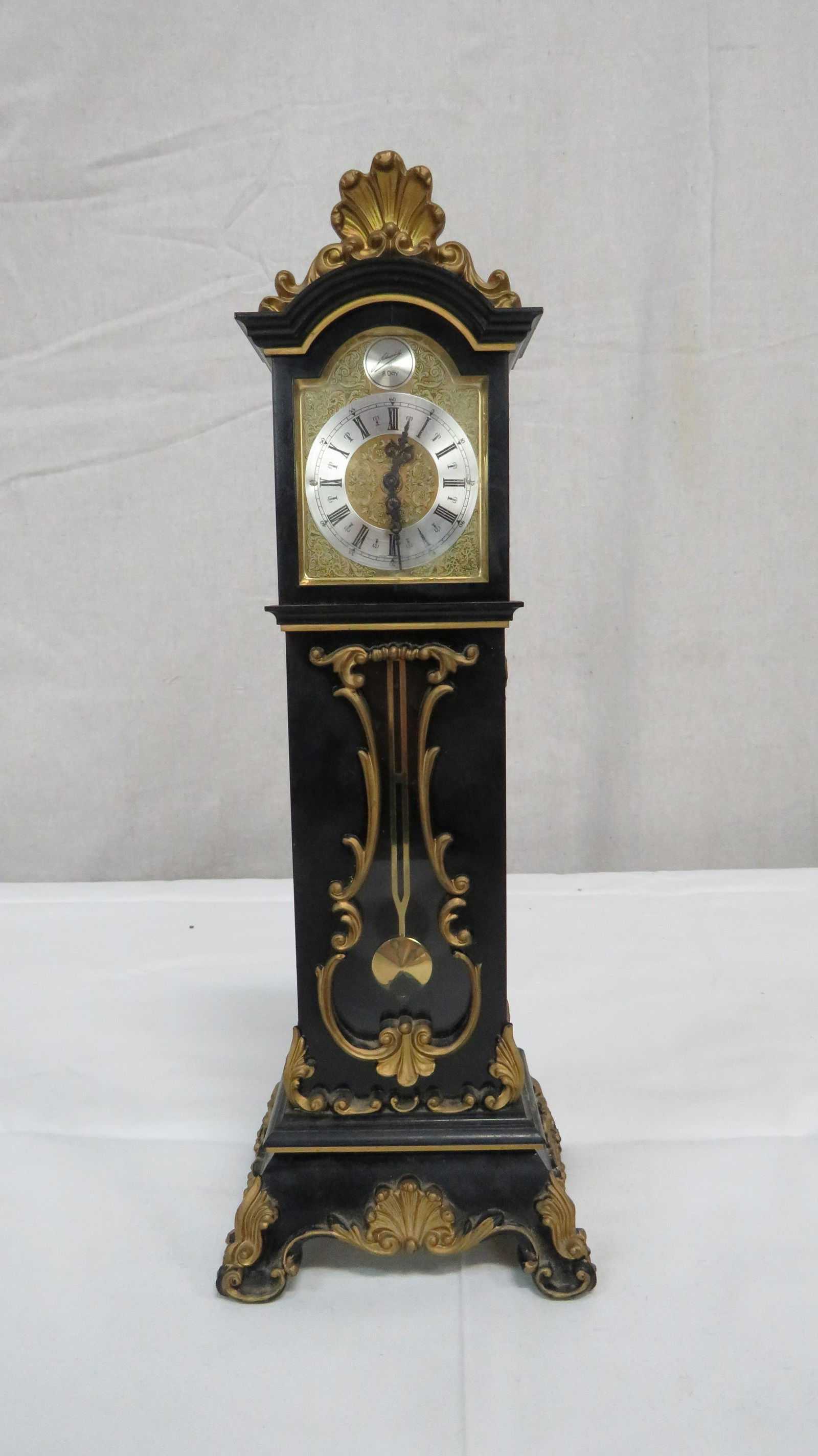 Vintage Schmid Miniature Wind Grandfather Clock (1 of 9)