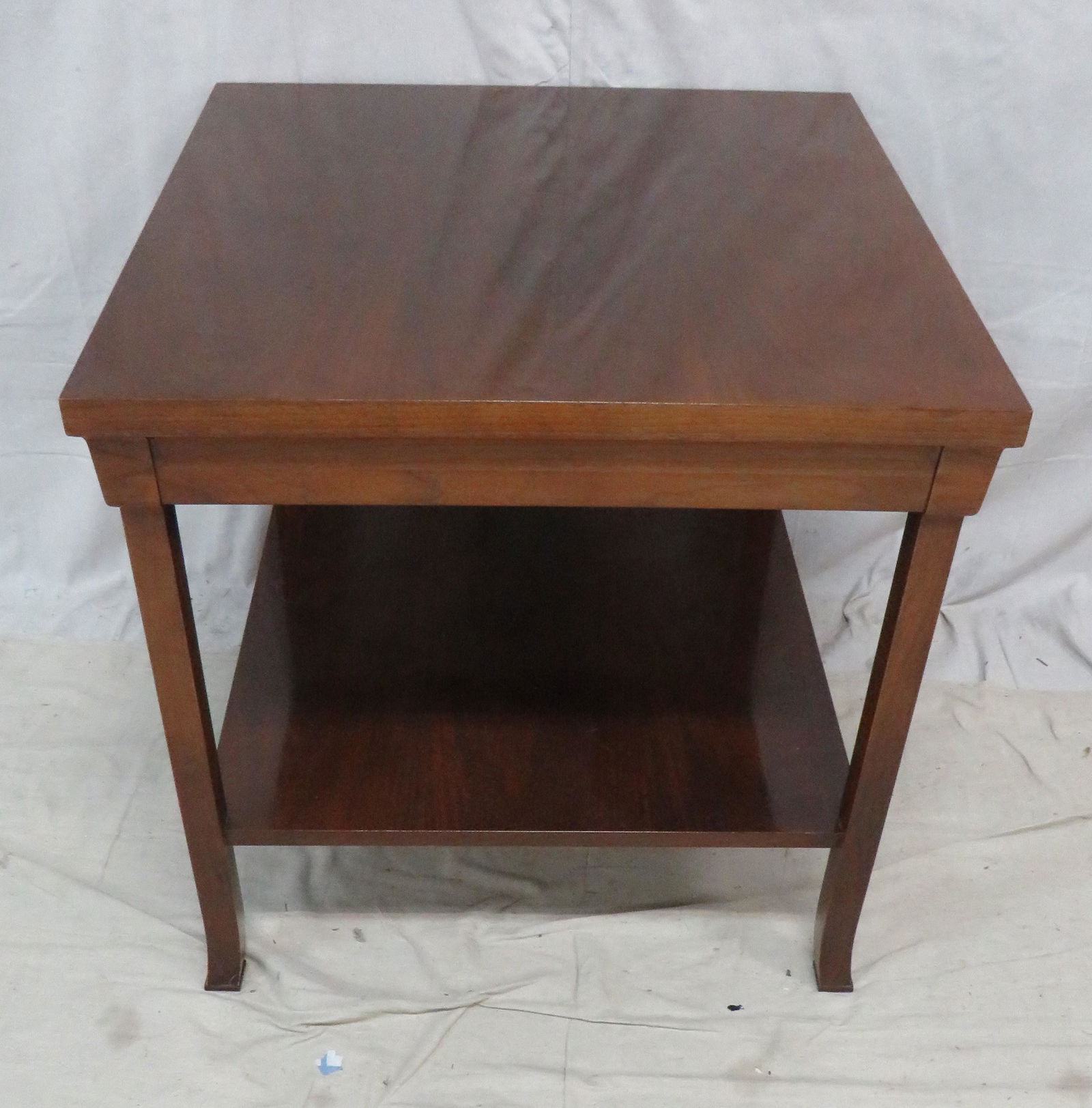 Vintage Bill Sofield for Baker Walnut End Table (1 of 5)