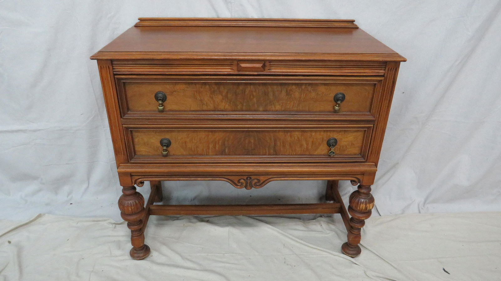 Oak Tudor Style Server (1 of 4)