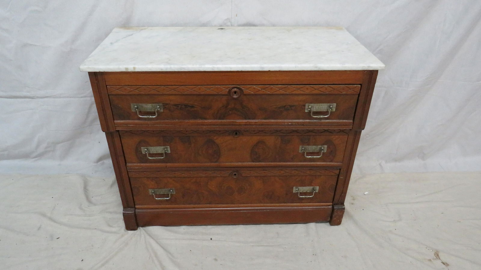Victorian Marble Top Chest (1 of 6)