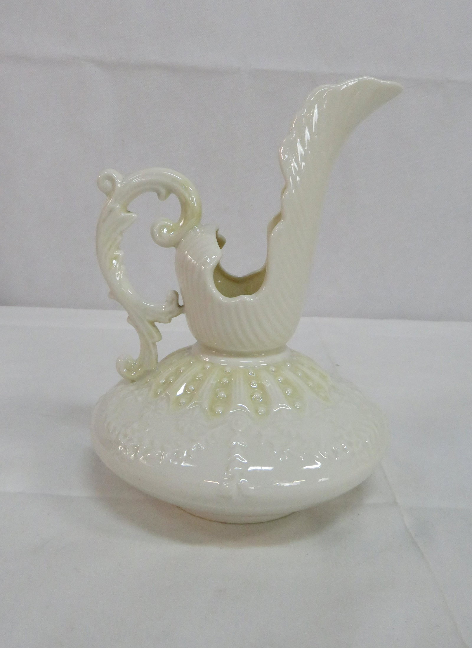 Irish Belleek Black Mark Large Pitcher (1 of 6)