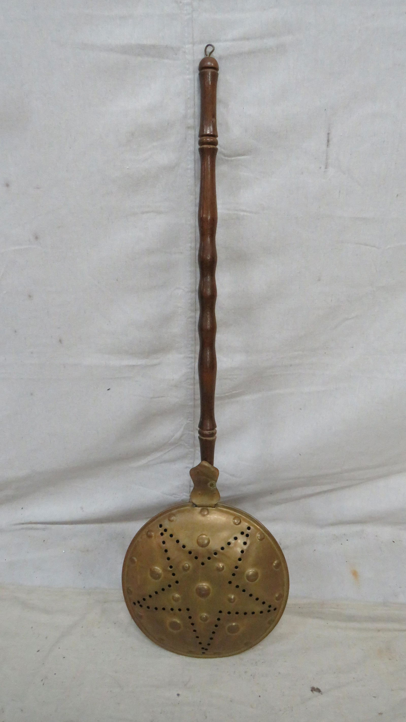 Vintage Brass and Copper Bed Warmer (1 of 3)