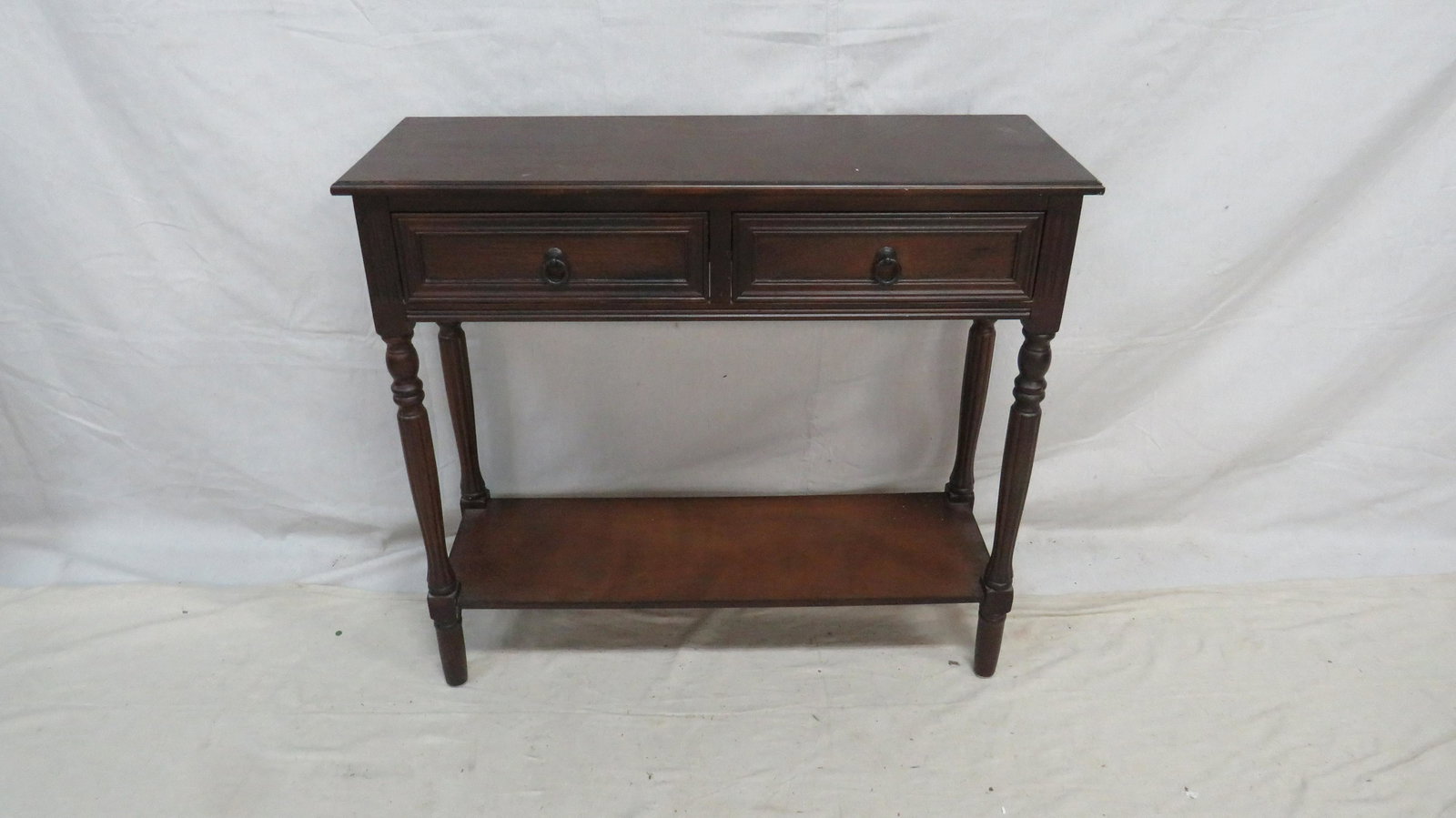 Contemporary Two Drawer Console Table (1 of 3)