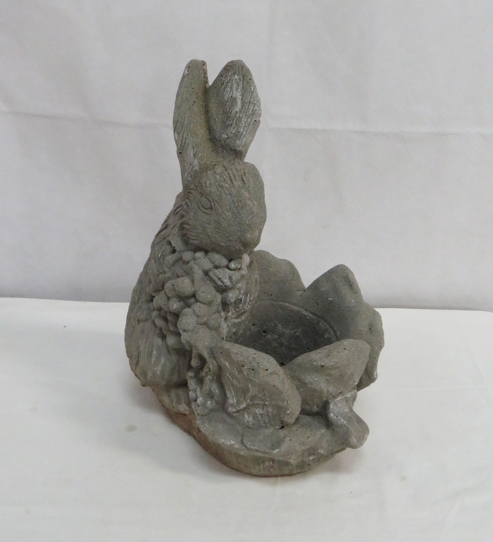 Concrete Rabbit Statue (1 of 2)